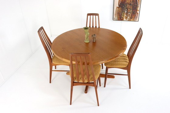 Image 1 of Johs. Kristoffersen & Son Ronde Eettafel 'Bjerget' Vintage 