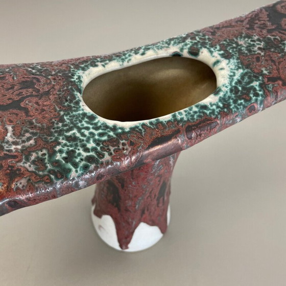 Image 1 of Vintage vaas van lavaceramiek voor Otto Ceramic, Duitsland 1970