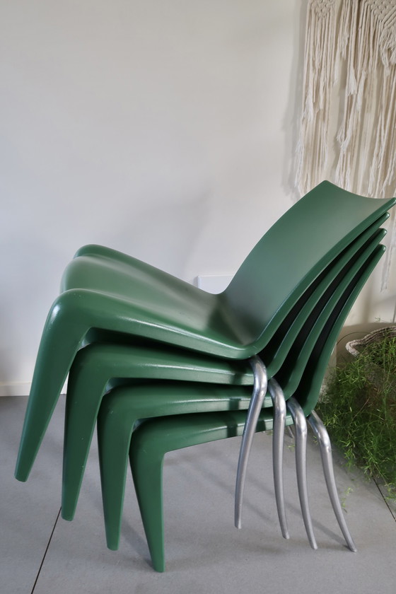 Image 1 of 4x Vitra Philippe Starck ‘Louis 20’ Stoelen