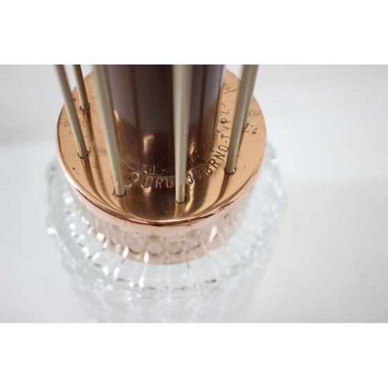 Image 1 of Vintage 3-lichts hanglamp van Drukov, Tsjecho-Slowakije 1970