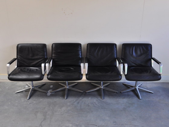 Image 1 of Set van 4 Wilkhahn Delta 2000 Armchairs 