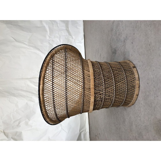 Image 1 of Vintage rieten fauteuil, 1950