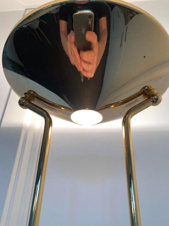 Image 1 of Vintage messing vloerlamp