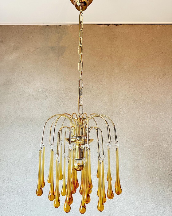 Image 1 of Vintage teardrop hanglamp