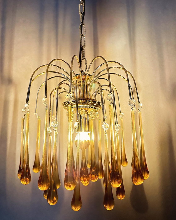 Image 1 of Vintage teardrop hanglamp