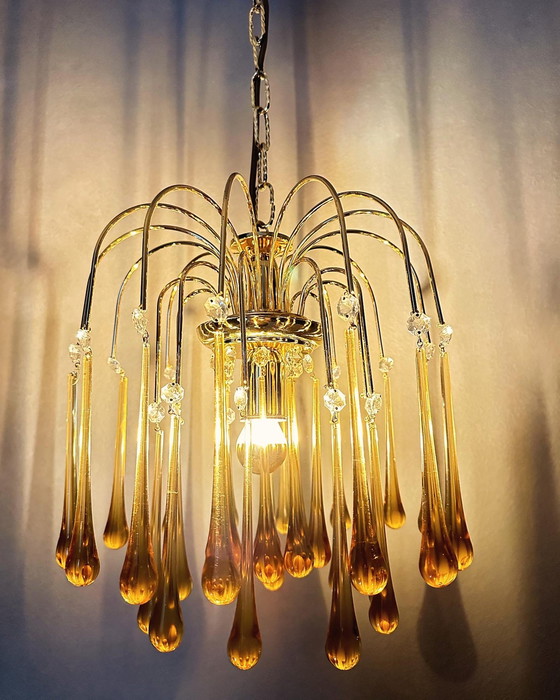 Image 1 of Vintage teardrop hanglamp