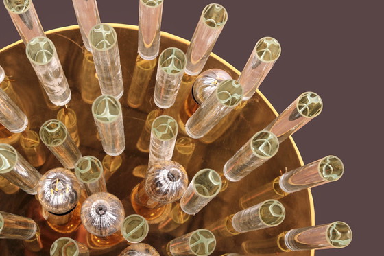 Image 1 of Kristallen kroonluchter Kalmer Ysglass Mooi Model 1960