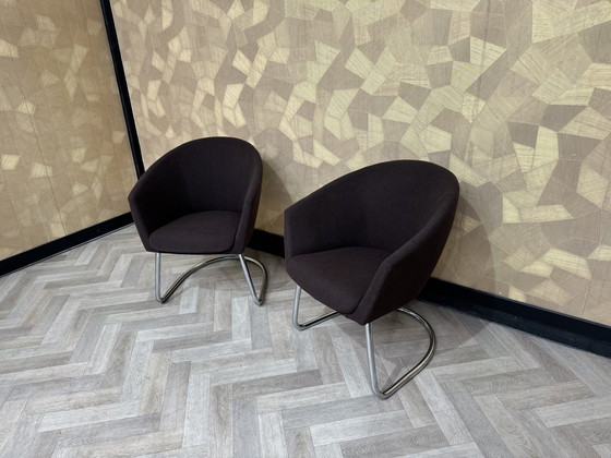 Image 1 of 5X Artifort Megan Interglobe Bruin