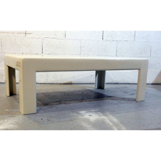 Image 1 of Vintage gelakt houten salontafel