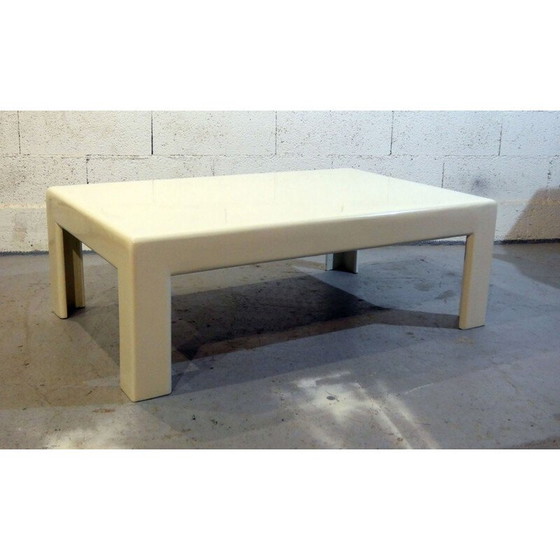 Image 1 of Vintage gelakt houten salontafel