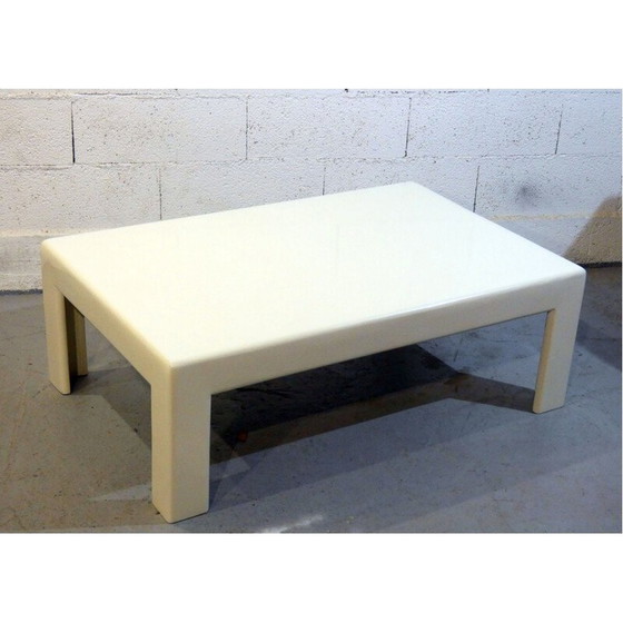 Image 1 of Vintage gelakt houten salontafel