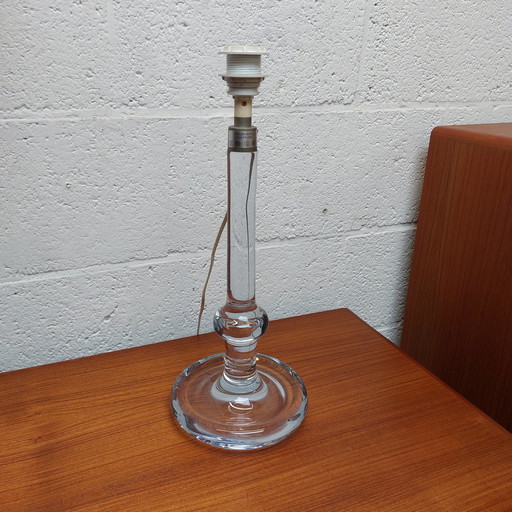 Vintage Glazen Lampvoet Holmegaard 