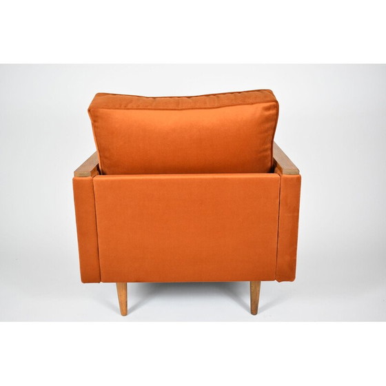 Image 1 of Vintage fauteuil model ZWP-8 Cube rood fluweel 1970