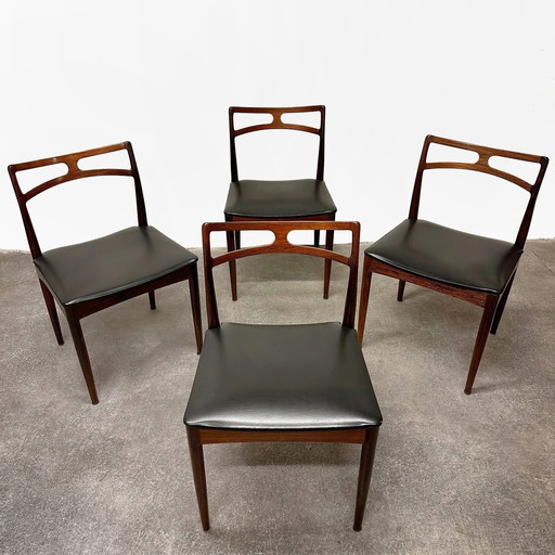 Suite van 4 stoelen door Johannes Andersen, 1960