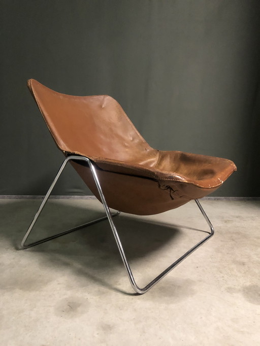 G1 Lounge Chair van Pierre Guariche voor Airborne, Frankrijk, jaren 60