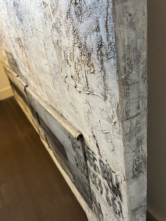 Image 1 of Heel groot Schilderij Tweeluik, Perfecte Staat!