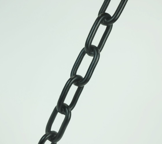 Image 1 of Grote 21" Kandelaar Brutalistisch Ontwerp Ijzer Koper Echt Vintage 1960S Xxl Kandelaar