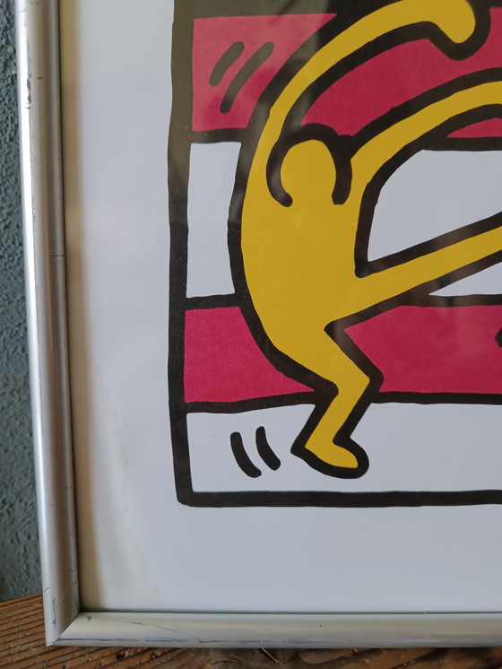 Image 1 of Keith Haring vintage litho poster