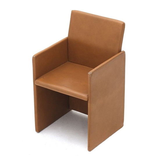 Image 1 of Vintage bruin leren fauteuil, 1970