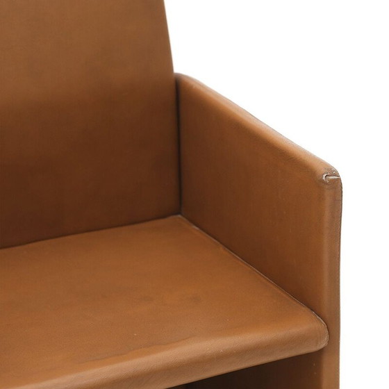 Image 1 of Vintage bruin leren fauteuil, 1970