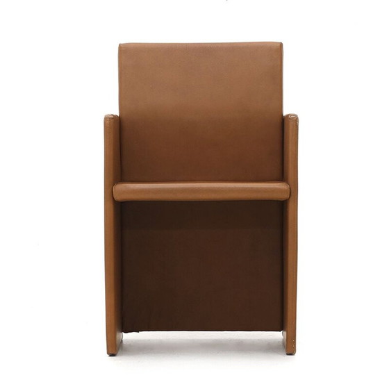 Image 1 of Vintage bruin leren fauteuil, 1970