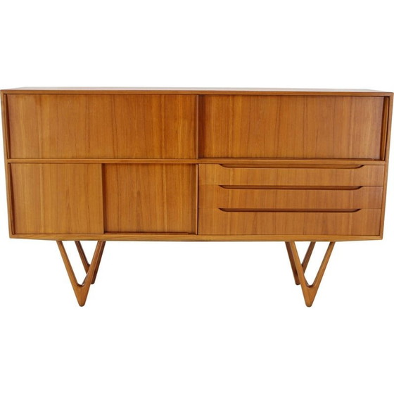 Image 1 of Vintage teakhouten highboard van Kurt Ostervig, Denemarken 1960