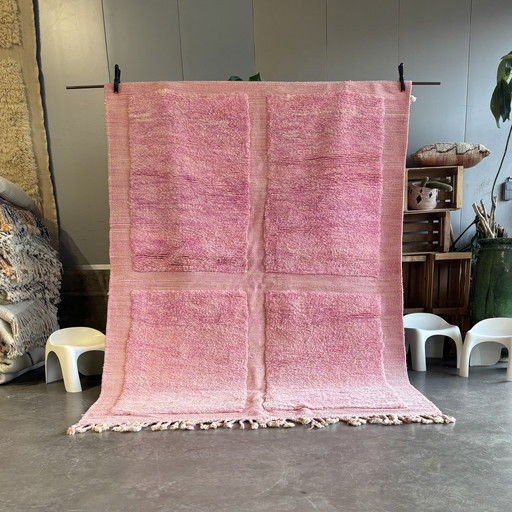 Roze Marokkaans Modern Berner Vloerkleed