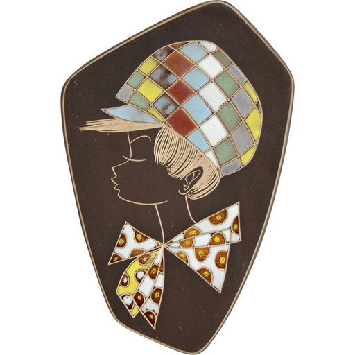 Vintage keramische Gavroche van Dries Holten Astoria, 1950