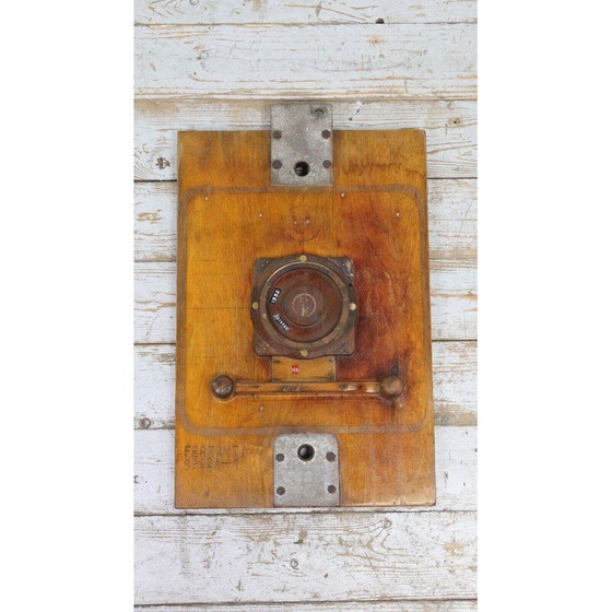 Image 1 of Vintage wandkunst van gemengd hout, 1960