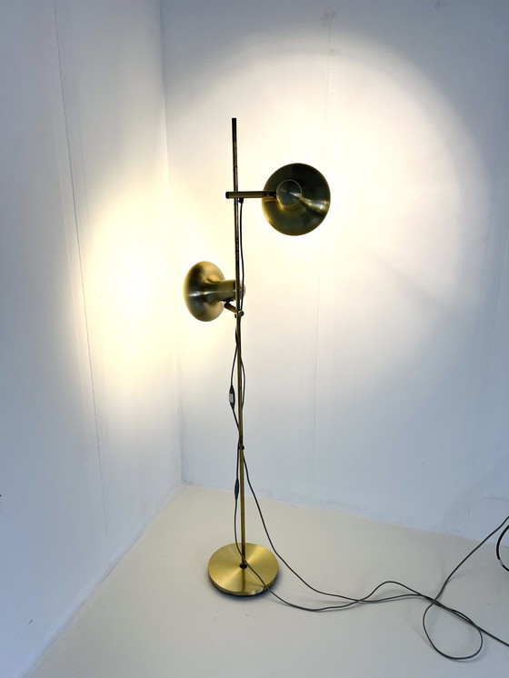 Image 1 of Messing Vloerlamp Ts Belysning ‘60