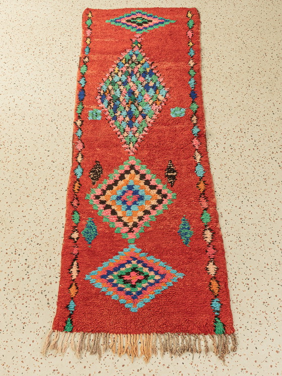 Image 1 of  Vintage Boujad, Berber-tapijt, 100 X 310 