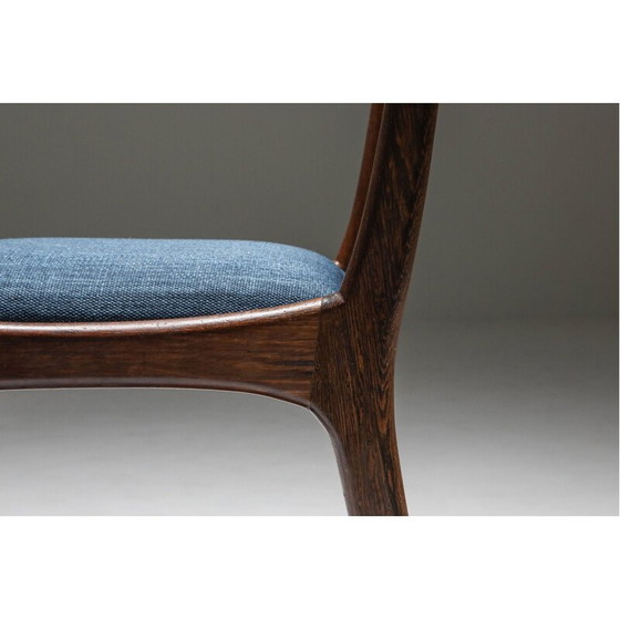 Image 1 of Set van 8 vintage gekleurde stoelen, België 1950