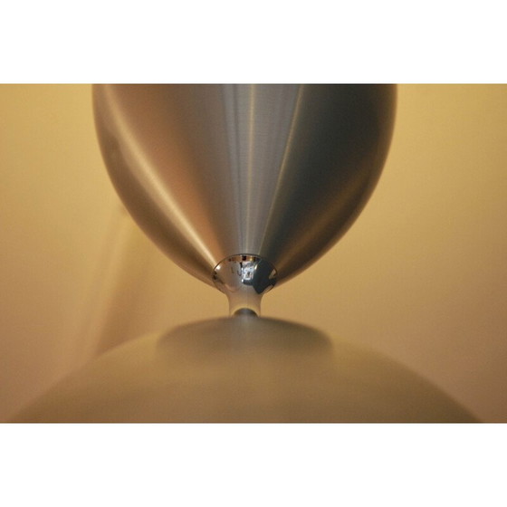 Image 1 of Vintage vega ophanging in geborsteld aluminium door Jo Hammerborg voor Fog en Amp, 1968