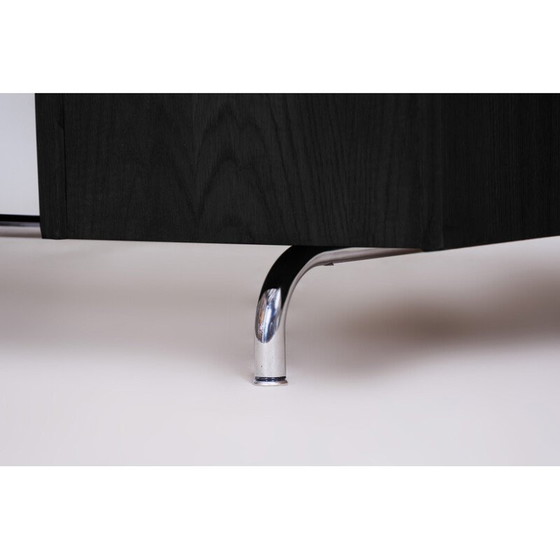 Image 1 of Vintage Bauhaus eikenhouten bureau van Jindrich Halabala, jaren 1930