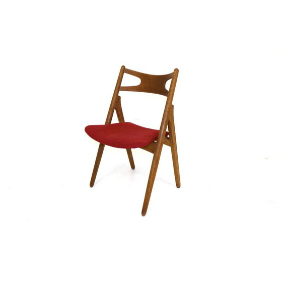 Image 1 of Set van 4 vintage eiken en teakhouten stoelen 1960