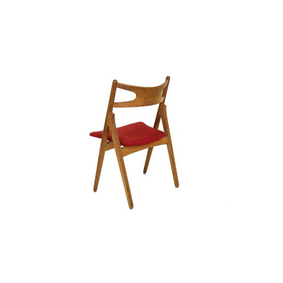 Image 1 of Set van 4 vintage eiken en teakhouten stoelen 1960