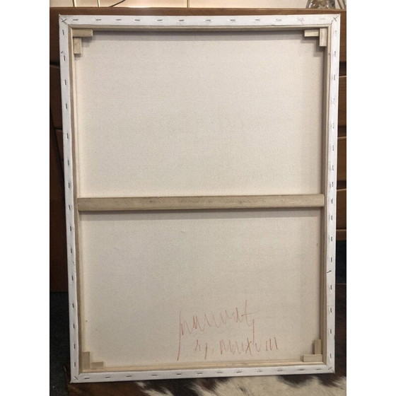 Image 1 of Vintage olieverf op doek door Julien Moro-lin, Frankrijk