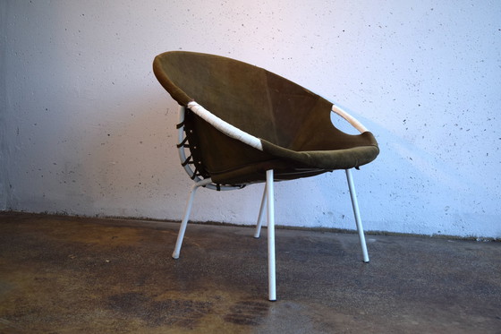 Image 1 of Vintage Ballon Stoel 1970 Door Lusch & Co.