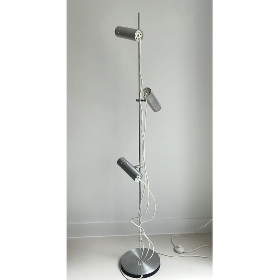 Image 1 of Vintage vloerlamp 3 spots Frankrijk 1970