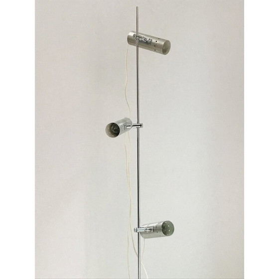 Image 1 of Vintage vloerlamp 3 spots Frankrijk 1970