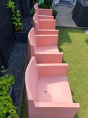4x Driade TOY stoel roze