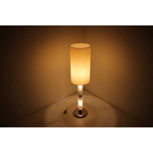 Vloerlamp van perkamentpapier uit de Mid Century, Duitsland 1970