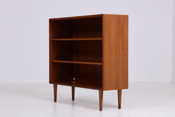 Image 1 of Open vintage WK teak ladekast | Mid Century kast jaren 60 | Vintage hal opbergruimte retro hout