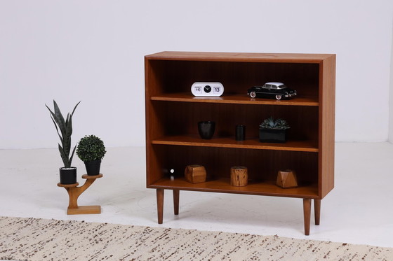 Image 1 of Open vintage WK teak ladekast | Mid Century kast jaren 60 | Vintage hal opbergruimte retro hout