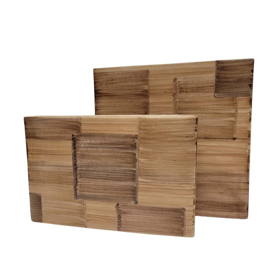 Image 1 of Paar vintage Quadra vazen voor Roche Bobois