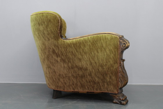Image 1 of 1950S Deense fauteuil, 2Items beschikbaar