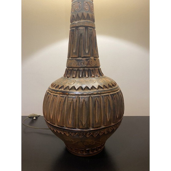 Image 1 of Vintage Marius Bessone lamp van keramiek, 1950
