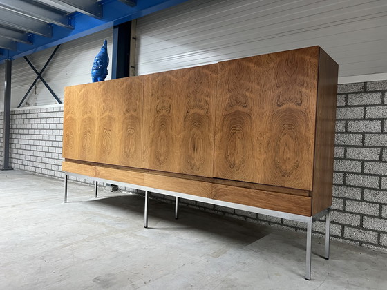 Image 1 of Behr Mobel B60 dressoir - Highboard Palisander 248 Dieter Waeckelin