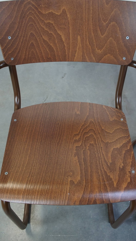 Image 1 of 6 X Vintage Thonet Design Eetkamer/Bijzet/Vergaderstoel