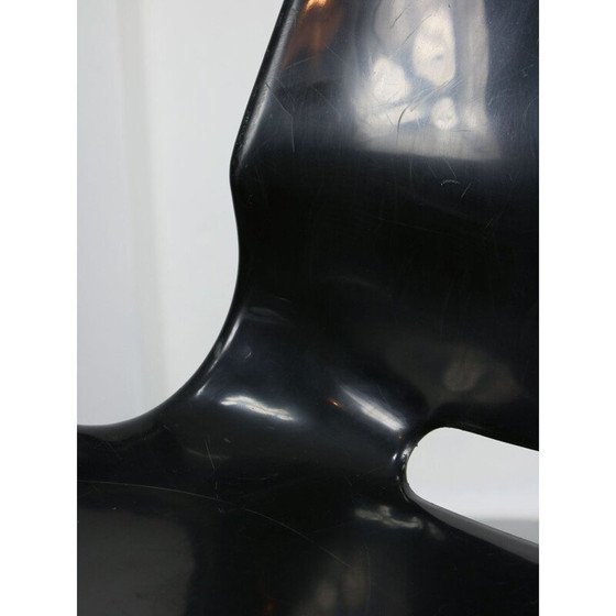 Image 1 of Vintage zwarte bureaudraaifauteuil van Svante Schöblom voor Overman Ab, Zweden 1970